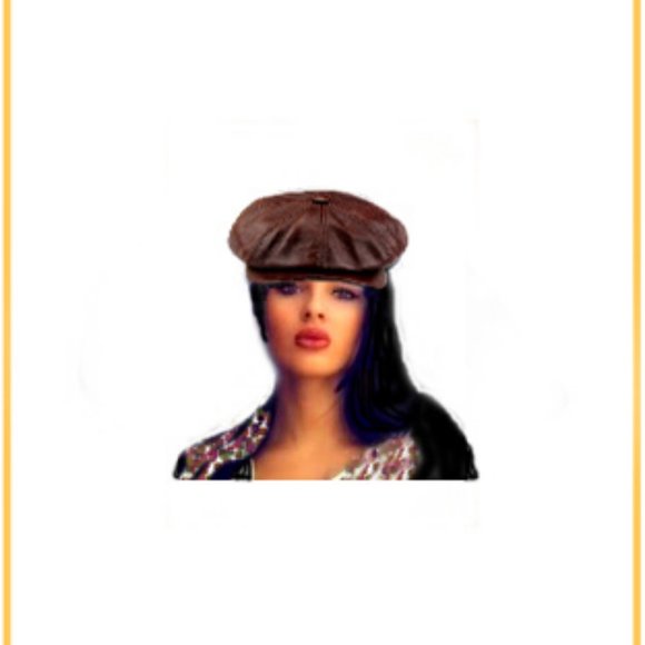 New Rare & Unique Very High Quality Unisex Very Fashionable Leather Hat/Cap main image 2